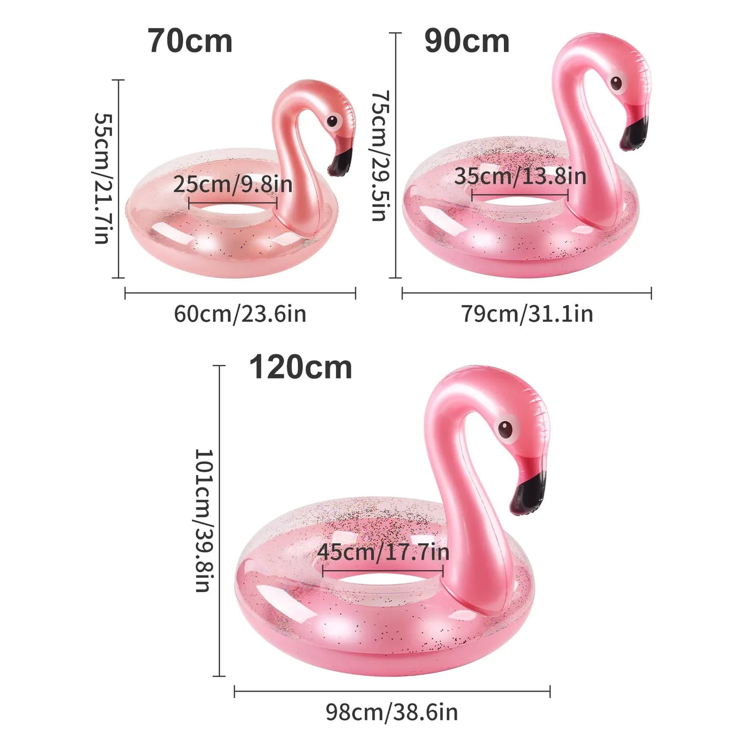 Inflatable Flamingo Pool Float